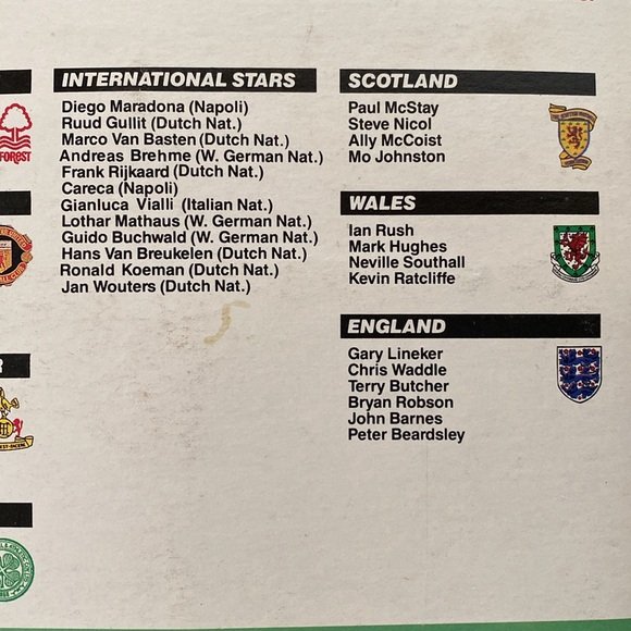 🏴󠁧󠁢󠁥󠁮󠁧󠁿⚽️Terry Butcher Vintage & Rare English Footballer Card & Action Figure - Picture 10 of 13